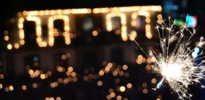 La imagen de las bengalas encendidas volvió a causar gran sensación CHECHU